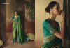 Suhag By Kimora Pure Khadi Georgette Fabric Designer Bandhej Saree